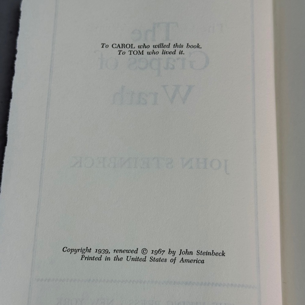 Vintage John Steinbeck Hardcover Set of 2 Books Uniform 1970s Book Club Editions - Picture 9 of 15